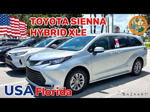 Видео: Сколько стоит новая TOYOTA SIENNA HYBRID в США