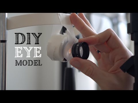 Видео: САМОДЕЛЬНАЯ МОДЕЛЬ ГЛАЗА ДЛЯ ОТРАБОТКИ ОБСЛЕДОВАНИЯ СЕТЧАТКИ