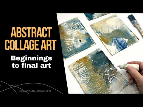 Видео: Абстрактное коллажное искусство – от истоков до финального творения