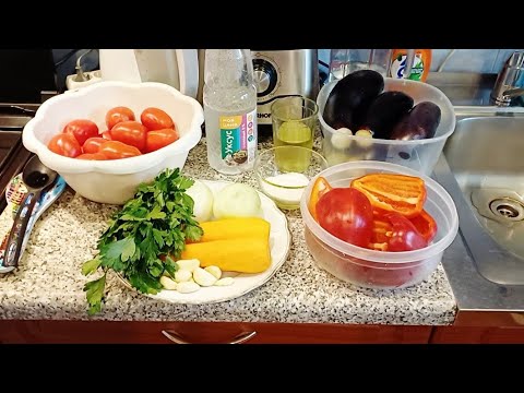 Видео: Наготовила/Вкусный суп/Салат из баклажанов на зиму
