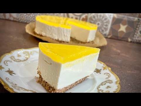 Видео: Лимонов чизкейк без печене/ Лимонный чизкейк без выпечки / No-Bake Lemon Cheesecake