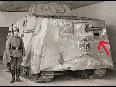 Видео: A7V — немецкий монстр Первой мировой: танк, от которого дрожали окопы!