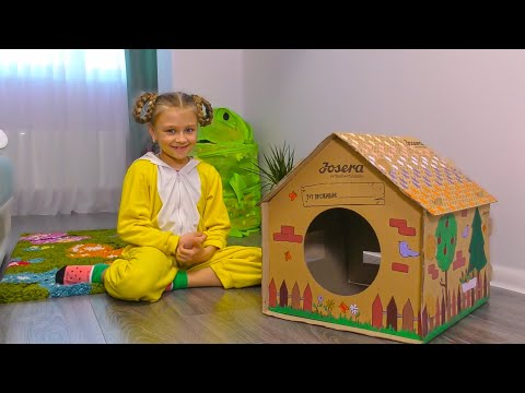 Видео: Чем заняться на карантине? Домик для кошки и Машина Сахарной ваты | Tiki Taki Kids