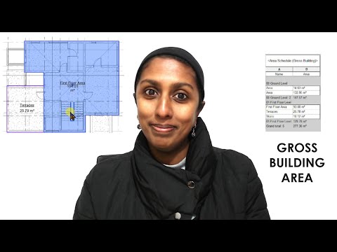 Видео: EP82 | Программа Revit для начинающих | Общая/арендная площадь здания и спецификации площадей | Б...