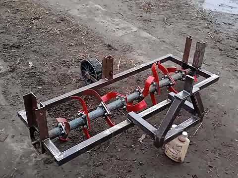 Видео: Фреза на трактор