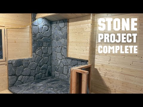 Видео: Установка каменной стены | От начала до конца