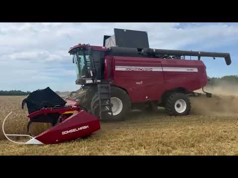 Видео: Сравнительное испытание комбайна Gomselmash GH-810 в КФХ "Летяжье", Томская область.