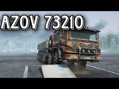 Видео: Azov 73210 / Snowrunner / Автомобили из игр
