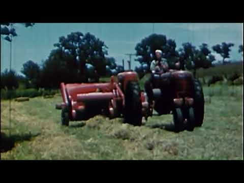 Видео: Один человек собирает урожай