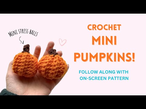 Видео: Простой урок по вязанию тыквы крючком! Пошаговое руководство по рукоделию