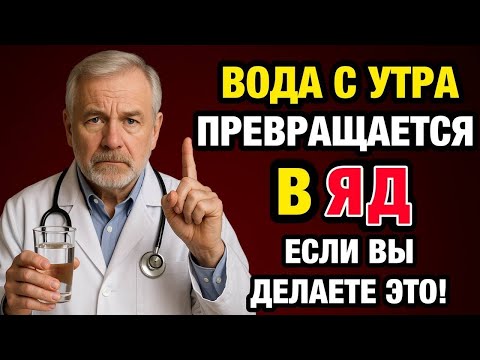 Видео: Из-за этой привычки страдают тысячи людей после 60 — а всё начинается со стакана воды!