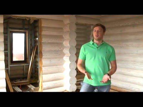 Видео: Стоимость строительства дома из оцилиндрованного бревна. Программа "Стройка"