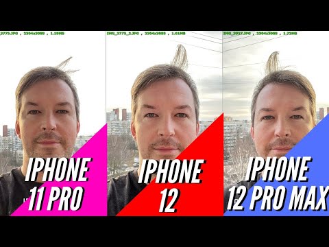 Видео: IPHONE 12 PRO MAX vs IPHONE 12 vs IPHONE 11 PRO. ТЕСТ КАМЕР