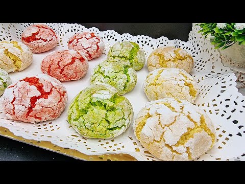 Видео: Вкусное печенье, простой, быстрый и экономичный рецепт, за 5 минут. 446