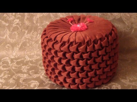 Видео: Пуф буфы по схеме Чешуя часть2 #canadian #smocking