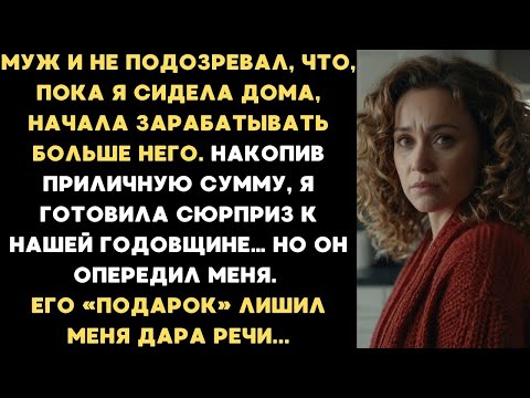Видео: Муж и не подозревал, что, пока я сидела дома, начала хорошо зарабатывать. Накопив приличную сумму...