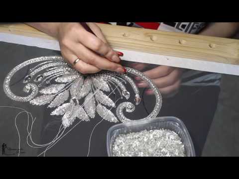 Видео: Люневильская вышивка. Отчёт для невесты  Июнь 2017