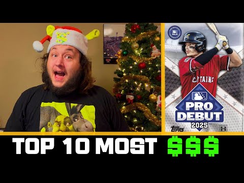 Видео: ТОП-10 САМЫХ ЦЕННЫХ КАРТ В ДЕБЮТЕ TOPPS PRO 2025 ГОДА