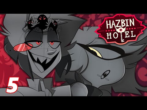 Видео: Забытая часть 5 - Вокс и Аластор (Hazbin Hotel Comic Dub)