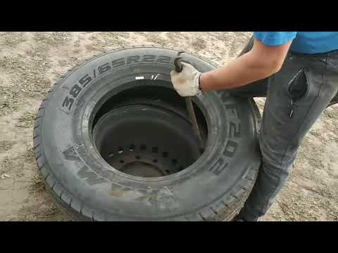 Видео: Бортирую брату колеса на Мане .Откручиваю гайки пневмогайковертом.