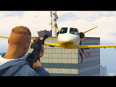 Видео: УНИЧТОЖИЛ ЛЕТЯЩИЙ САМОЛЕТ! (GTA 5 Смешные Моменты)