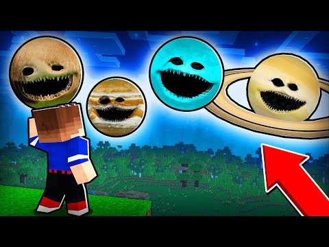 Видео: ВСТРЕТИЛ ВСЕ УЖАСНЫЕ ПЛАНЕТЫ В МАЙНКРАФТ ЛУНА ПРОСНУЛАСЬ