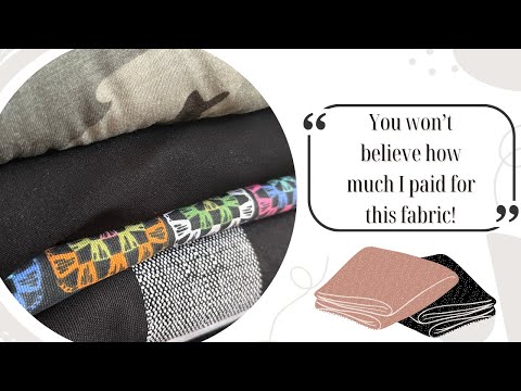 Видео: Мой запас тканей на распродаже в Hobby Lobby