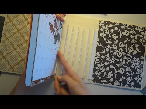 Видео: Echo Park Paper Reflections Fall - Осенний альбом, 3 - Скрапбукинг мастер-класс / Aida Handmade