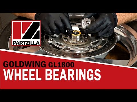 Видео: Замена переднего ступичного подшипника Honda Goldwing | Partzilla.com