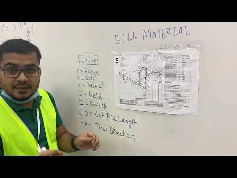 Видео: МАТЕРИАЛ ТРУБОПРОВОДНОЙ СИСТЕМЫ НА ИЗОМЕТРИЧЕСКОМ ЧЕРТЕЖЕ/ОПИСАНИЕ МАТЕРИАЛА ЦЕХА