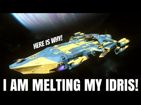 Видео: Я плавлю самый мощный корабль в Star Citizen — Идрис!