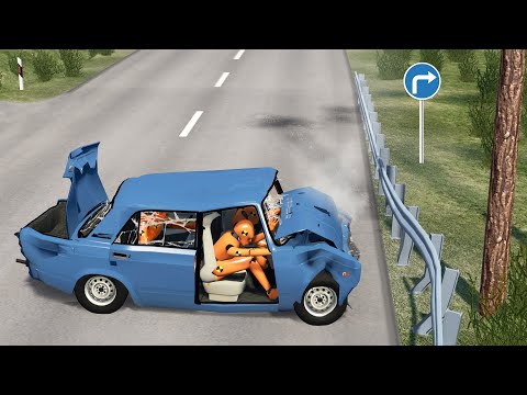 Видео: ПОВОРОТ СМЕРТИ! ОТБОЙНИК СПАС ЛЮДЕЙ ОТ ДЕРЕВА | BeamNG.drive