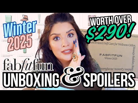 Видео: ЭТА КОРОБКА ТЯЖЕЛАЯ!! Зима 2025 FABFITFUN Распаковка и спойлеры