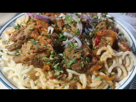 Видео: Самый вкусный ужин. Макароны со свиными рёбрышками и овощами.