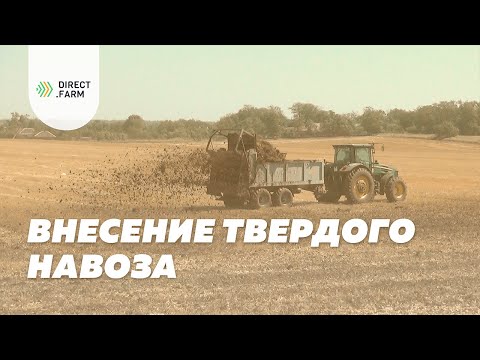 Видео: Правила и особенности внесения твердого навоза КРС в почву
