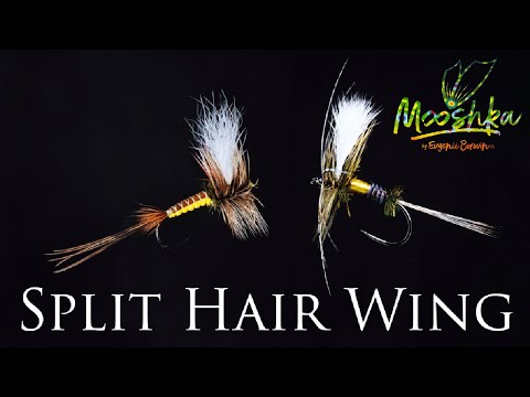 Видео: Split Hair Wing (Calf Hair/Мех Теленка)