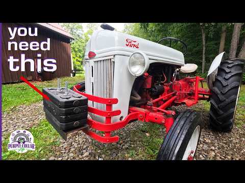 Видео: Ford 8N — самодельный передний балласт. Тракторам 8N, 9N, 2N, Jubilee НУЖЕН передний балласт. Вот...