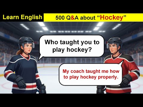 Видео: Хоккей | Вопросы и ответы | Практика разговорного английского языка с использованием спортивной л...