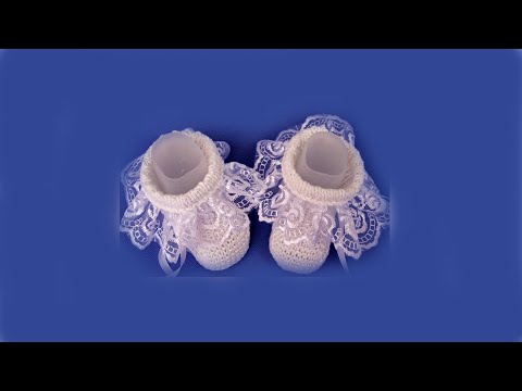 Видео: 62 Пинетки спицами   Василиса