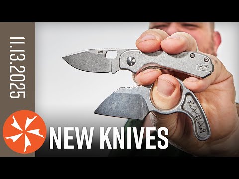 Видео: Технические проблемы! — Новые ножи 13 ноября 2025 г. в KnifeCenter