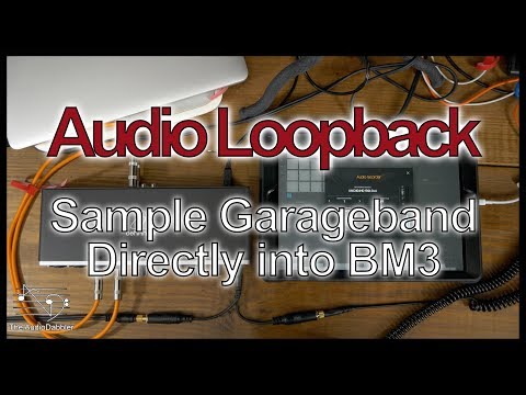 Видео: Аудио Loopback для сэмплирования Garageband напрямую в BM3 с помощью Behringer UMC404HD