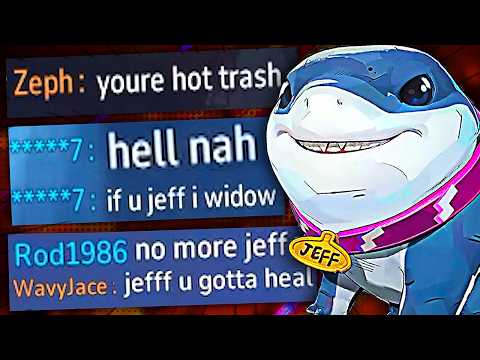 Видео: Перетаскивание токсичных товарищей по команде в роли DPS JEFF (Marvel Rivals)