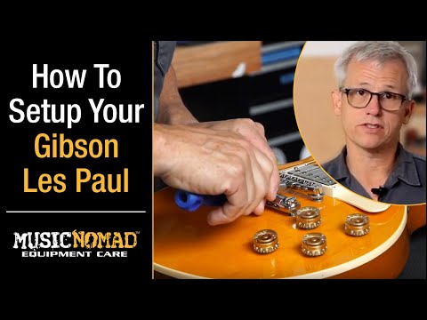 Видео: GIBSON LES PAUL - Как настроить электрогитару с бриджем с фиксированным радиусом, шаг за шагом.