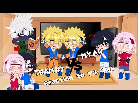 Видео: [Реакция команды #7 + моё AU]《gacha club》~naruto~