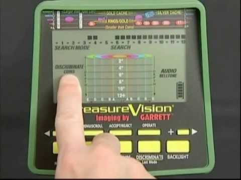 Видео: Garrett GTI 2500. Режимы распознавания. Описание всех функций детектора.