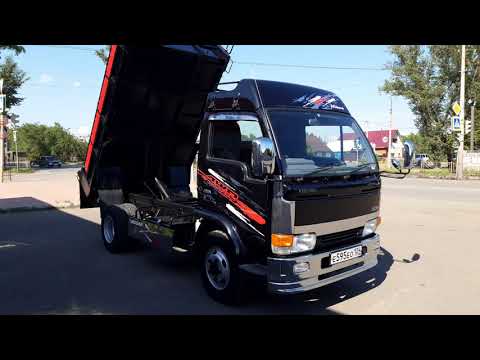 Видео: NISSAN ATLAS 1993г. 4WD. ( мостовой самосвал ) .