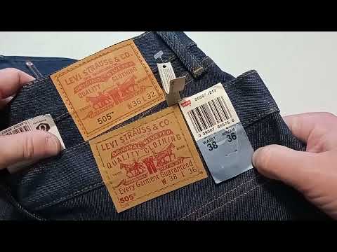 Видео: Джинсы Levi's 505 двух поколений. Есть ли различия?