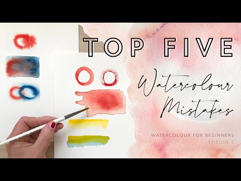 Видео: Пять главных ошибок в акварели