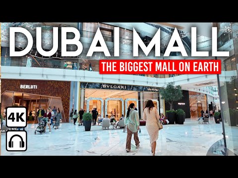 Видео: DUBAI MALL 🇦🇪 Внутри самого большого торгового центра в мире | Пешая экскурсия в формате 4K