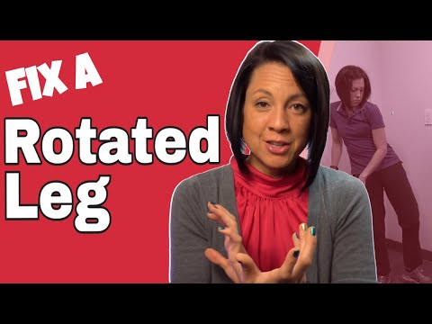 Видео: Улучшение ходьбы: исправление вывернутой ноги